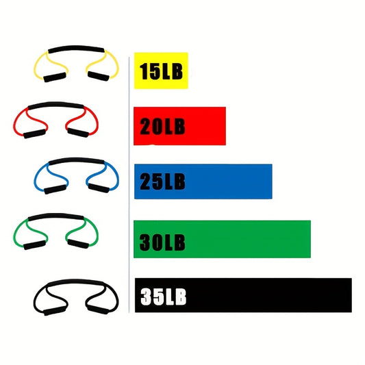 Tension Belt: Get Fit With Rubber Resistance Band For Men & Women's Outdoor Gym, Karate, Boxing, Yoga & Pilates Training!