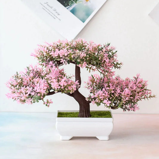 Home Decor, Artificial Plants Bonsai Small Tree