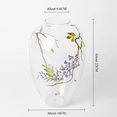Glass Vases Flowers Centerpiece Tables Mariage Vases Plants Luxury Aesthetic Flowers Bottles Dining Table Ornaments Home Decor